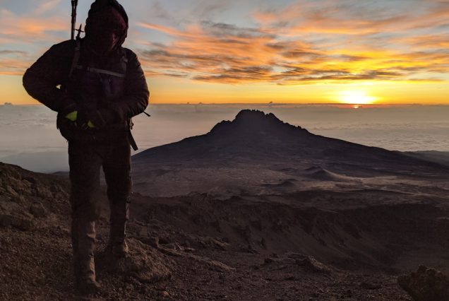 Mount Kilimanjaro summit at sunrise, Tanzania